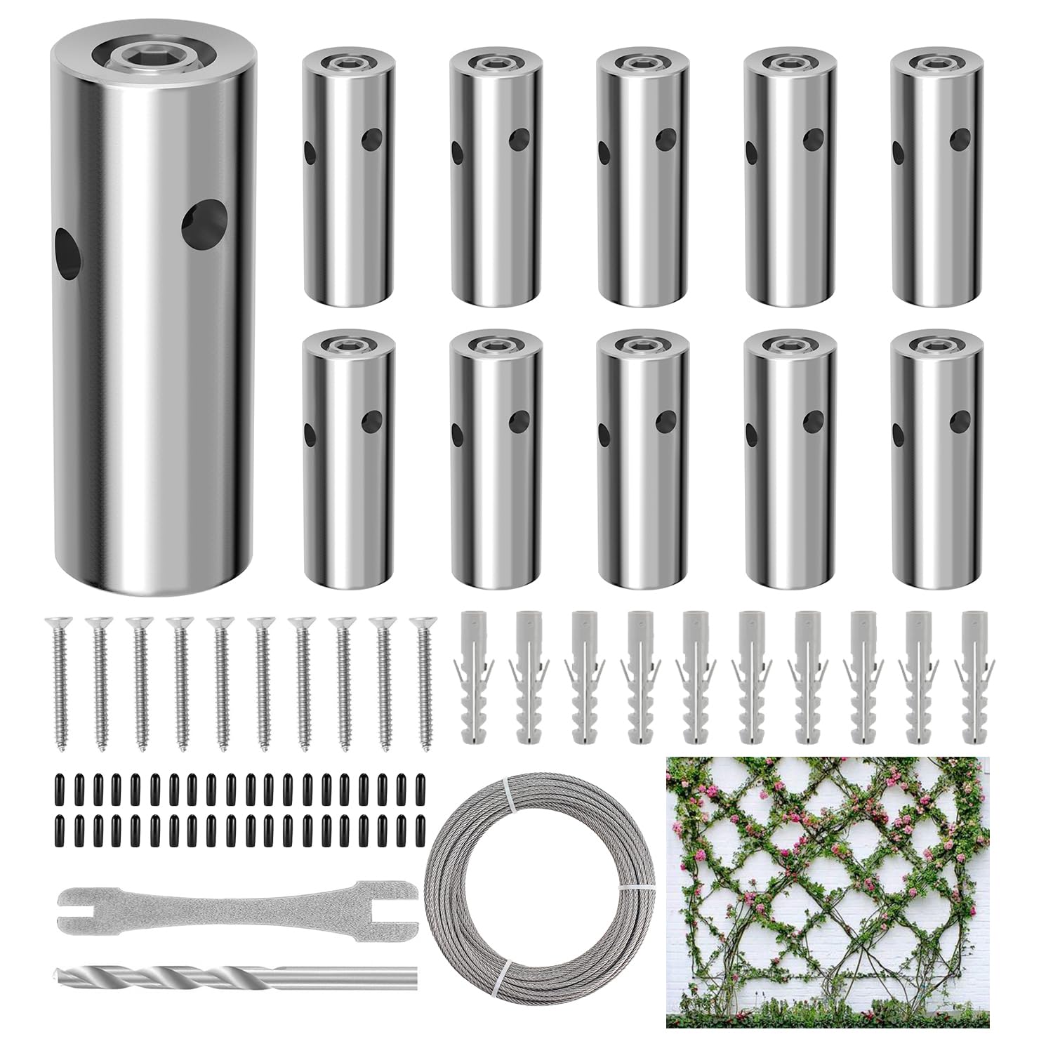riayer-stainless-wire-trellis-system-green-wall-kit-for-vines