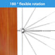 Demonstration of the 180 degree flexible rotation angle for the RiaYer toggle turnbuckle.
