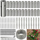 20 hubs large kit of RiaYer stainless steel wire trellis system for climbing vines and roses