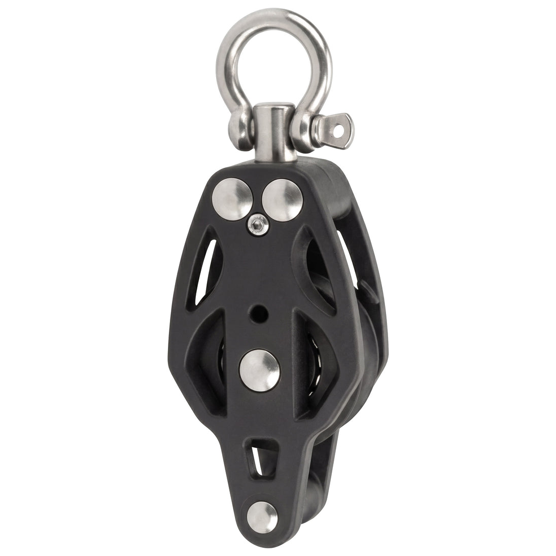 35mm single marine pulley block for sailboat rigging and rope systems