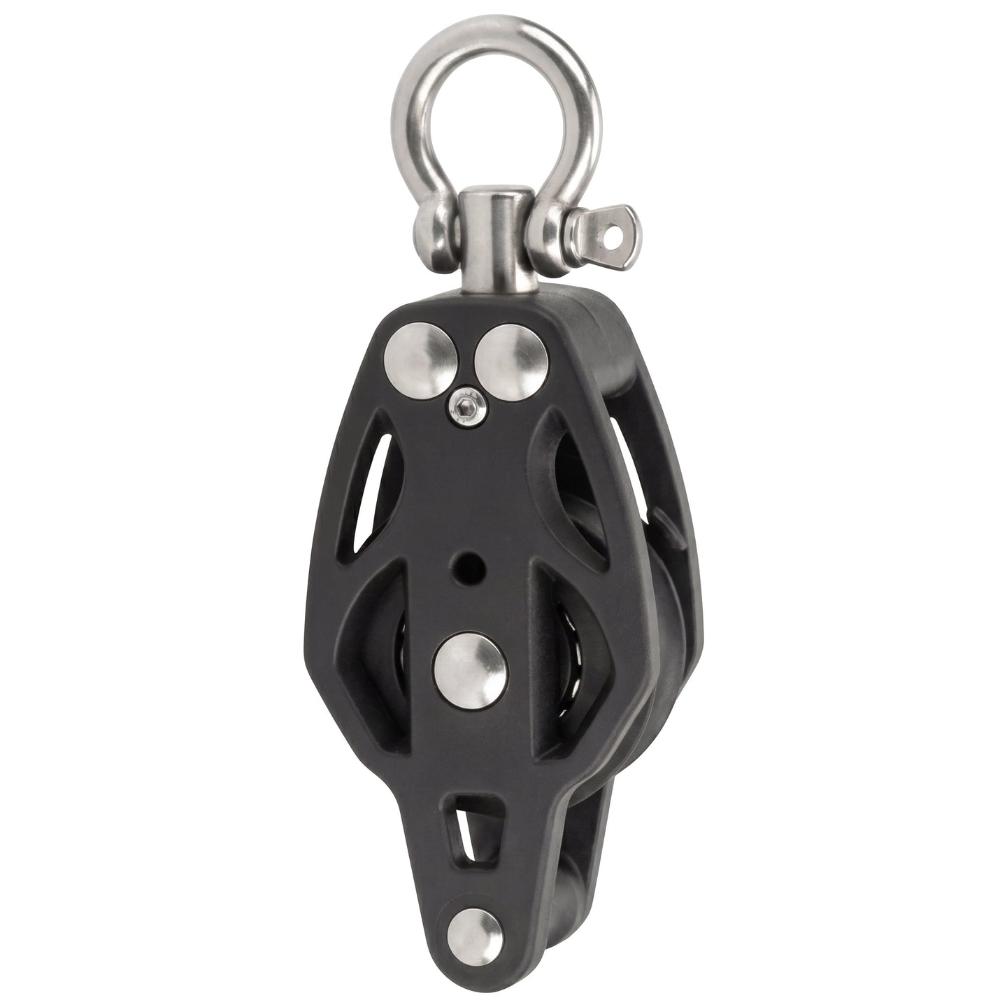 35mm single marine pulley block for sailboat rigging and rope systems