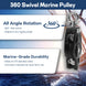 RiaYer marine pulley block featuring 360 degree all-angle rotation swivel head.