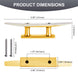 Dimensions for the heavy duty 6 inch marine mooring cleat