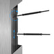 180 degree adjustable blade toggle tensioner mounted vertically on a metal post