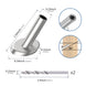 Dimensions and specifications for 30 and 45 degree angled protective sleeves.