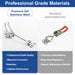 Product breakdown of a marine hatch latch, highlighting its professional-grade anti-rattle design and secure locking mechanism to prevent noise and accidental opening at sea.