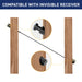 RiaYer 3/8 inch beveled washer is compatible with invisible receiver kits for angled stair runs.