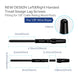 Black adjustable swage cable railing kit including cobalt drill bit and custom wrench