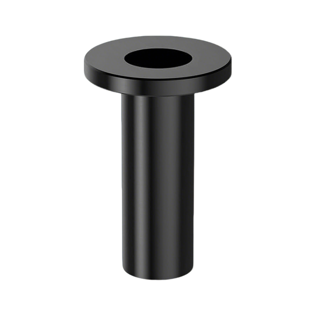 RiaYer black T316 stainless steel cable railing protective sleeve for wood posts