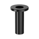 RiaYer black T316 stainless steel cable railing protective sleeve for wood posts