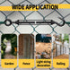 Black hook and eye turnbuckle used for tensioning outdoor sun shade sail