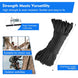 Braided nylon rope specifications for RiaYer pulley system suitable for indoor and outdoor use.