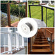 Versatile deck and stair applications for RiaYer 1/8 inch stainless steel cable railing wire rope.