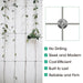 Drill-free sleek and modern cable trellis system built with RiaYer cross clamps.
