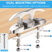 Mounting hole distance guide for the flip up boat cleat installation