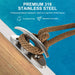 Folding mooring cleat ideal for pontoon boats bass boats and wood docks
