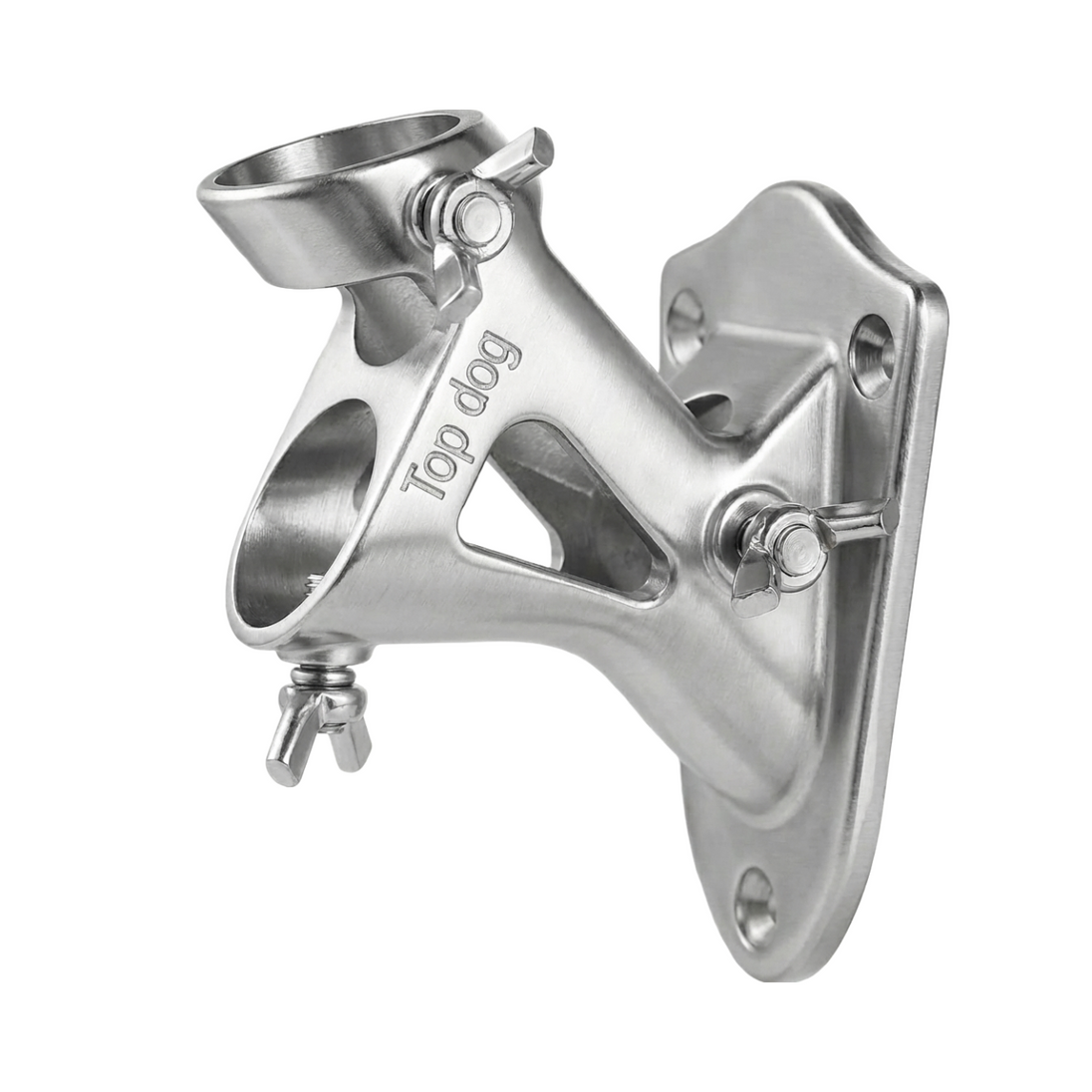 Heavy duty 304 stainless steel flagpole bracket for 1 inch poles