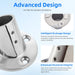Close up of heavy duty boat deck hardware showing dual locking set screws
