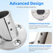 Close up of heavy duty boat deck hardware showing dual locking set screws