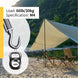Heavy duty 304 stainless steel cable tensioner hardware for outdoor rigging