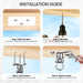 Installation guide and versatile applications of RiaYer swing hanger for hammocks, punching bags, and aerial yoga.