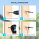 Step by step installation guide for RiaYer invisible adjustable cable railing system on wood posts.