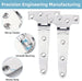 Heavy duty 6 inch marine T hinge with matching 316 stainless steel mounting screws