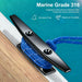 Corrosion resistant marine grade 316 stainless steel dock cleat