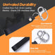 Unrivaled durability featuring marine grade 316 stainless steel and full-grain leather pull handle.