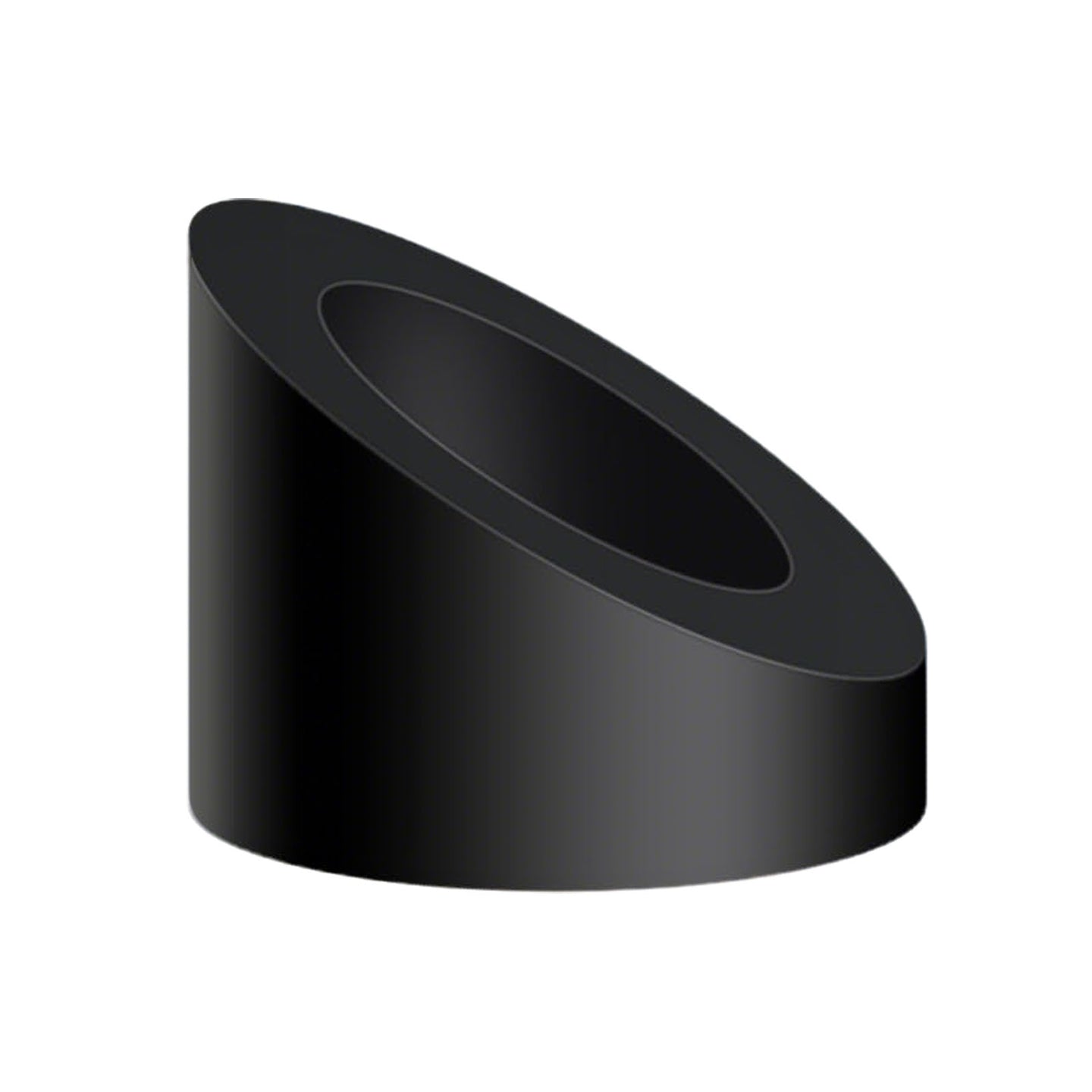 Marine grade T316 stainless steel black beveled washer for long lasting rust proof railing.