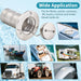 Versatile applications for straight diesel deck fill on boats and RVs