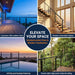Modern cable railing providing unobstructed views for outdoor decks, balconies, and indoor stairs