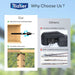 Comparison showing easy installation without needing a hydraulic crimper