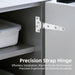 Precision cast knuckle joints of the 6 inch marine strap hinge for smooth operation
