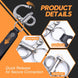 Product details showing the quick release mechanism and secure connection of the RiaYer snap shackle.