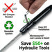 Easy DIY installation using a simple hex key. This black swageless and 100% reusable cable railing system requires NO hydraulic crimper, saving you over $50 on tools. Mismeasured? Just loosen and reset!