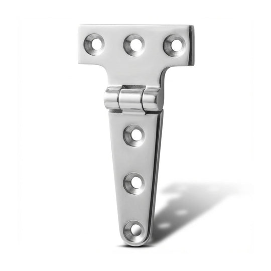 RiaYer 4 inch heavy duty 316 stainless steel marine T hinge front view