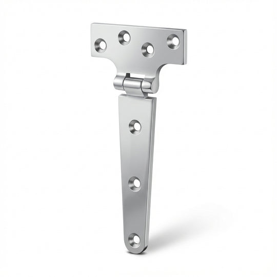 RiaYer 6 inch heavy duty 316 stainless steel marine T hinge front view