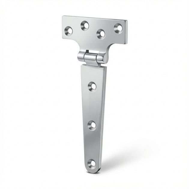 RiaYer 6 inch heavy duty 316 stainless steel marine T hinge front view