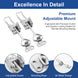 	Mounting base and screw adjustment mechanism of RiaYer toggle clamp.