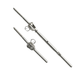 RiaYer silver adjustable toggle turnbuckle kit for 1/8 inch cable railing.