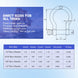 Size map and technical specifications for RiaYer marine anchor shackles.