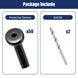 	Package includes angled protective sleeves and matching drill bits for wood posts.