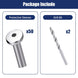 Package includes angled protective sleeves and matching drill bits for wood posts.