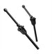 RiaYer black PVD adjustable swage turnbuckle kit for cable railing systems.