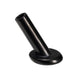 RiaYer black T316 stainless steel angled protective sleeve for stair cable railing.