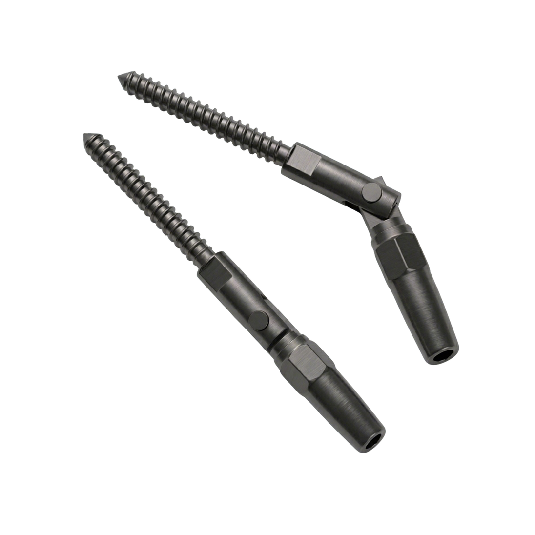 RiaYer black invisible adjustable cable railing kit for wood stairs