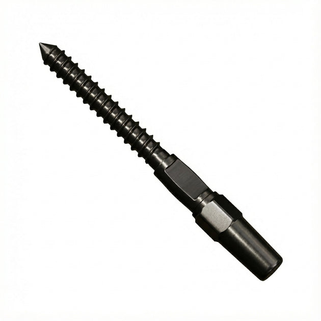RiaYer black invisible swage cable railing kit for 1/8 inch wire rope