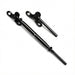 RiaYer black titanium PVD adjustable toggle turnbuckle kit for surface mounting on wood posts.