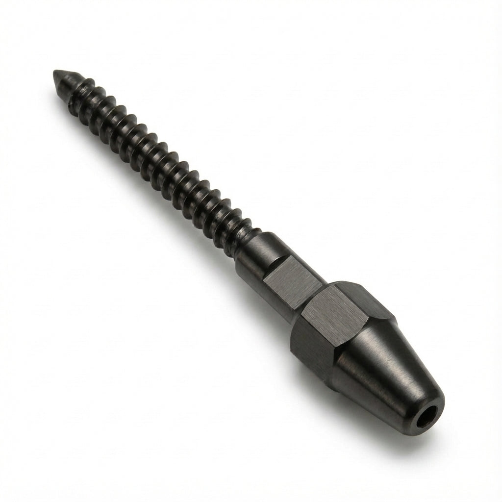 RiaYer black swageless cable railing kit for 1/8 inch wire rope